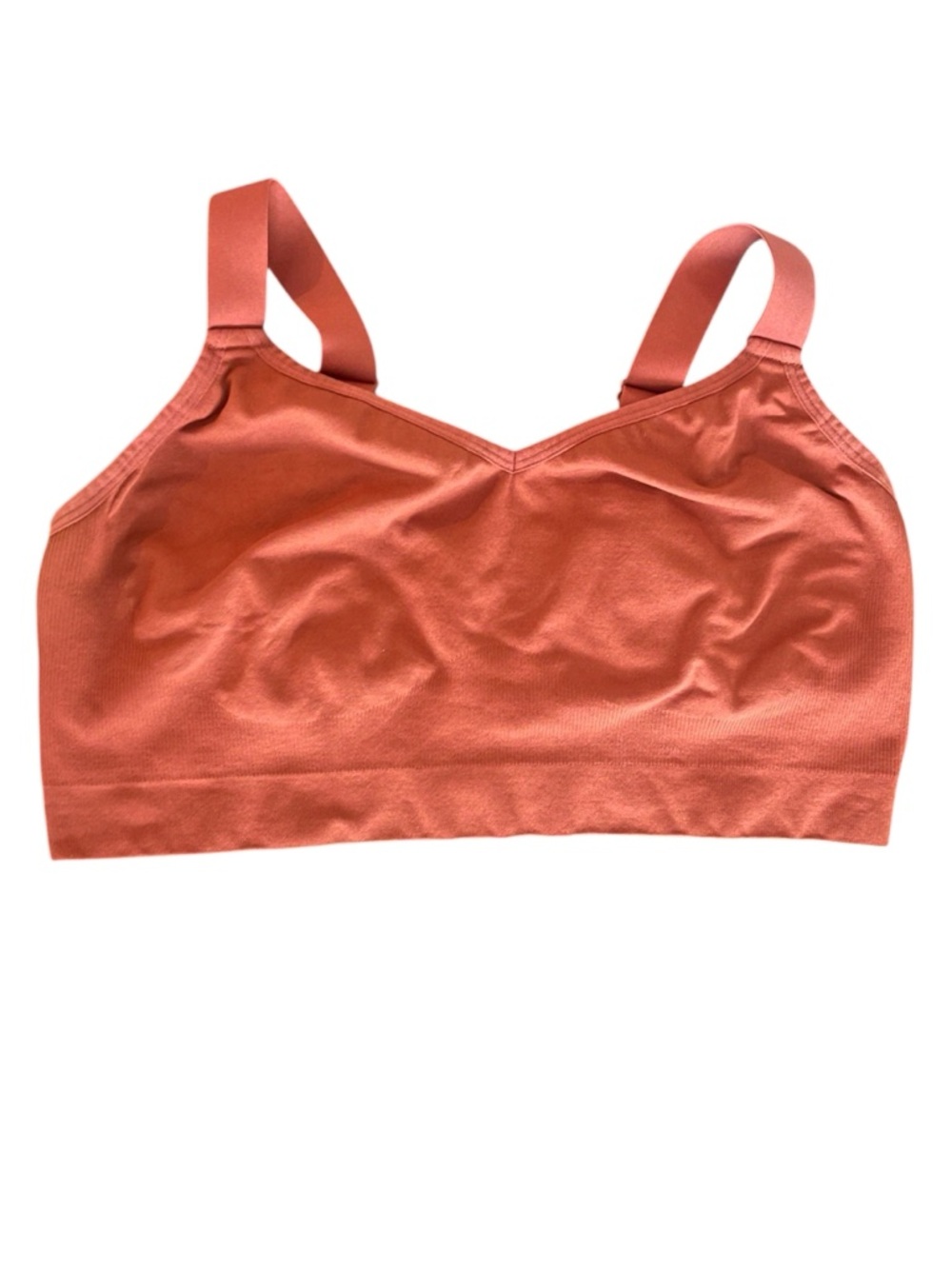 Cacique Burnt Orange Seamless Strappy Tank Bralette - Size 18-20
